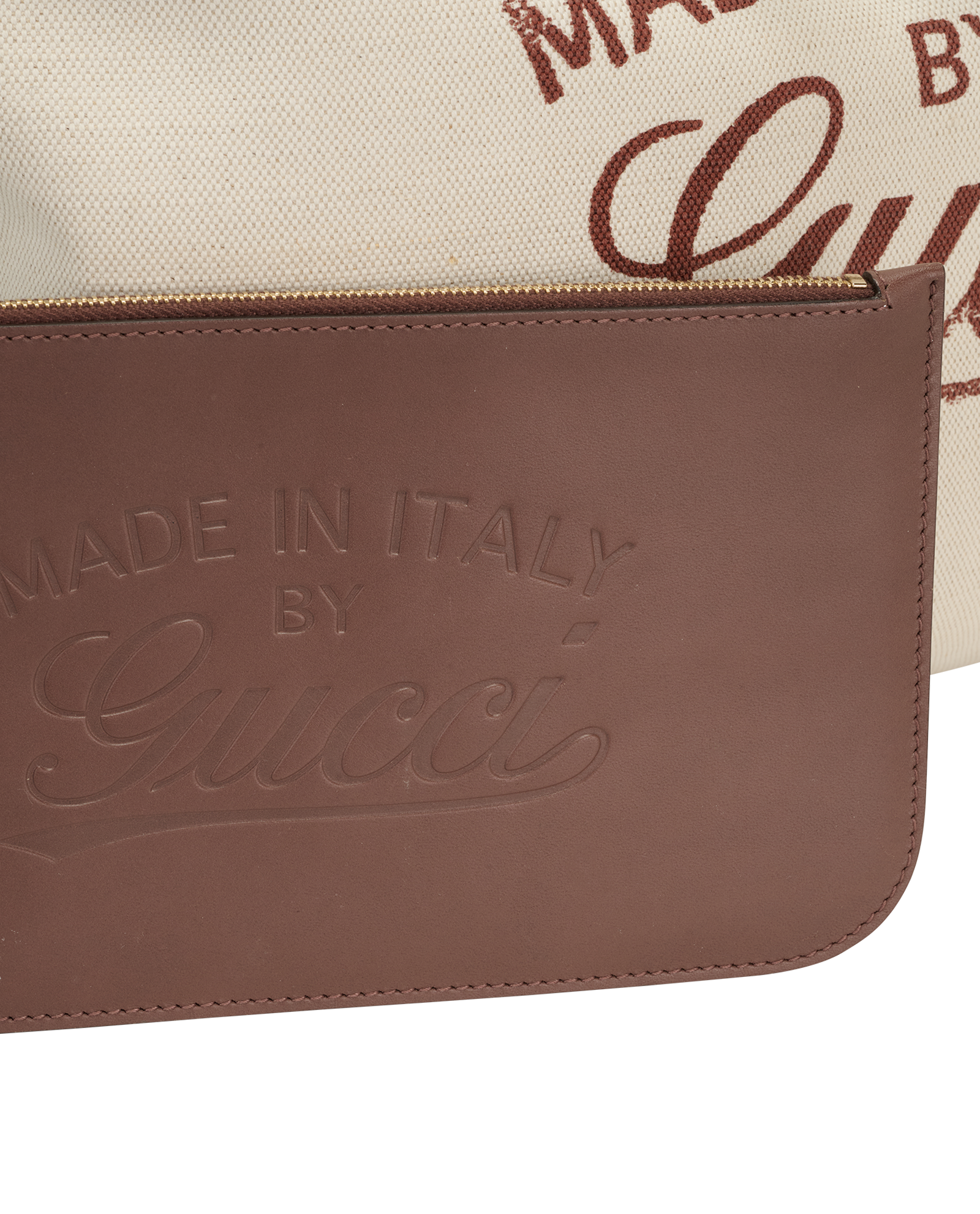 Craft Tote, &pound;495, Handbags, Brown/Cream, Canvas, Other view